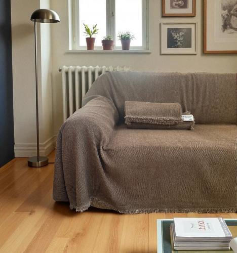 Linea Home Διθέσιου Καναπέ Π180xΜ240cm Μόκα