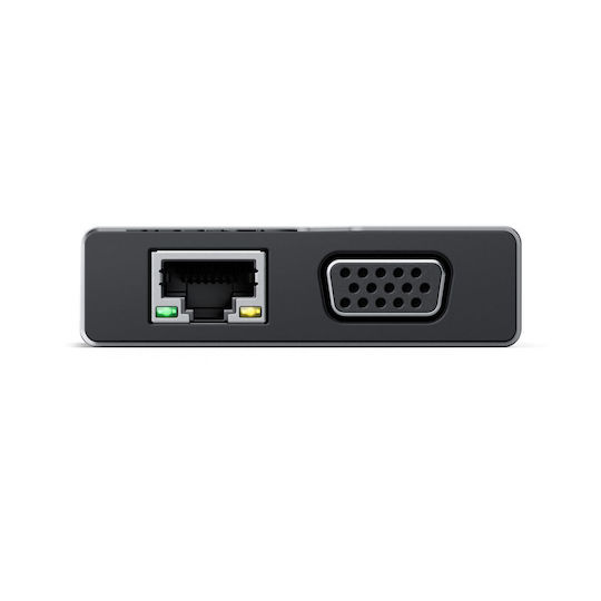 Alogic 12-in-1 USB-C Docking Station with HDMI 4K PD Ethernet and Support for 3 Monitors Gray