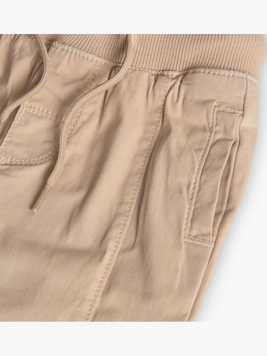 Kids' Fabric Pants Beige