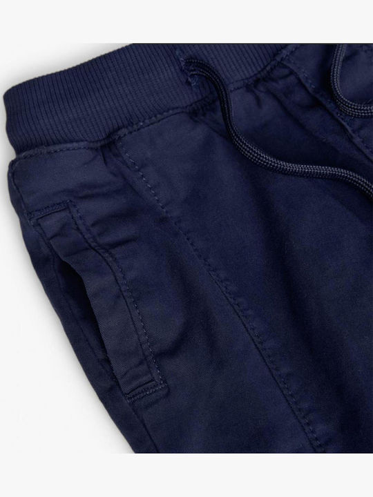 Pantaloni din Material Textil pentru Copii Navy