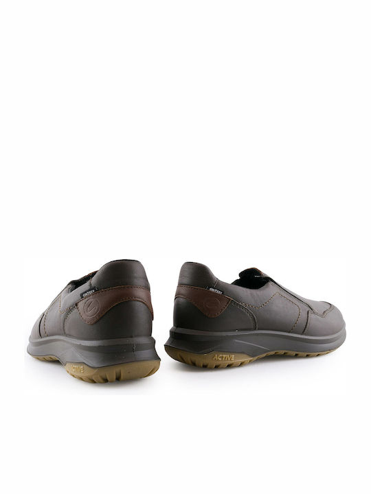 Leder Herren Freizeitschuhe Anatomisch Braun