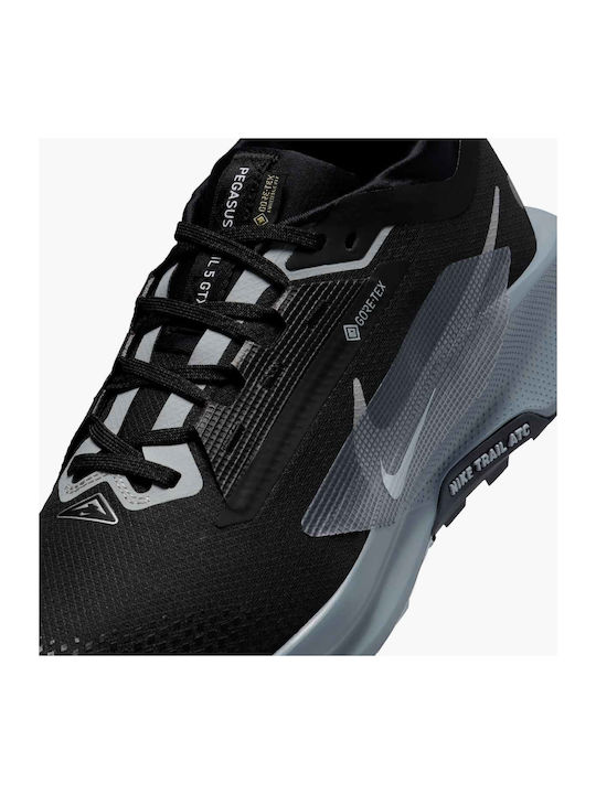 Pegasus Trail 5 Gore-tex Sport Shoes Trail Running Black Waterproof with Gore-Tex Membrane