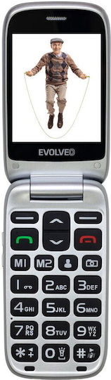 Evolveo EasyPhone FS Single SIM Κινητό με Μεγάλα Κουμπιά Κόκκινο
