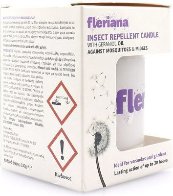 Fleriana Εντομοαπωθητικό Κερί για Κουνούπια 130gr