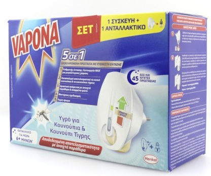 Vapona Συσκευή με Υγρό για Κουνούπια