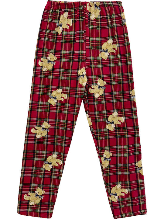 Cool Winter Damen Pyjama-Set Rot