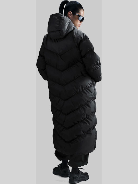 nike down fill long parka