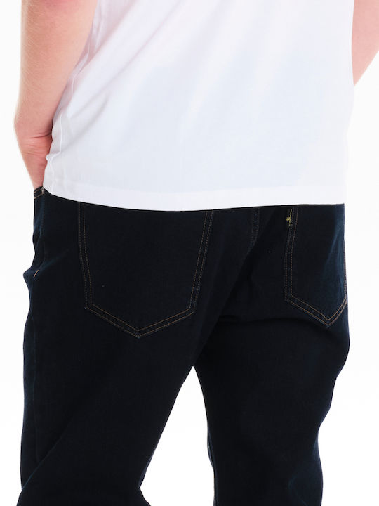 Men's Elastic Blue Jeans Pants