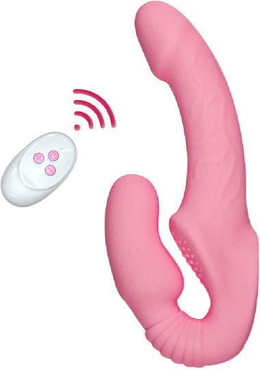 Strapless Strap-on Dildo Pink Wireless