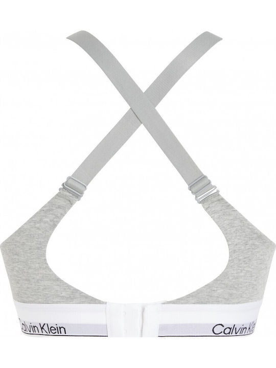 Women's Push Up Sports Bra Grey