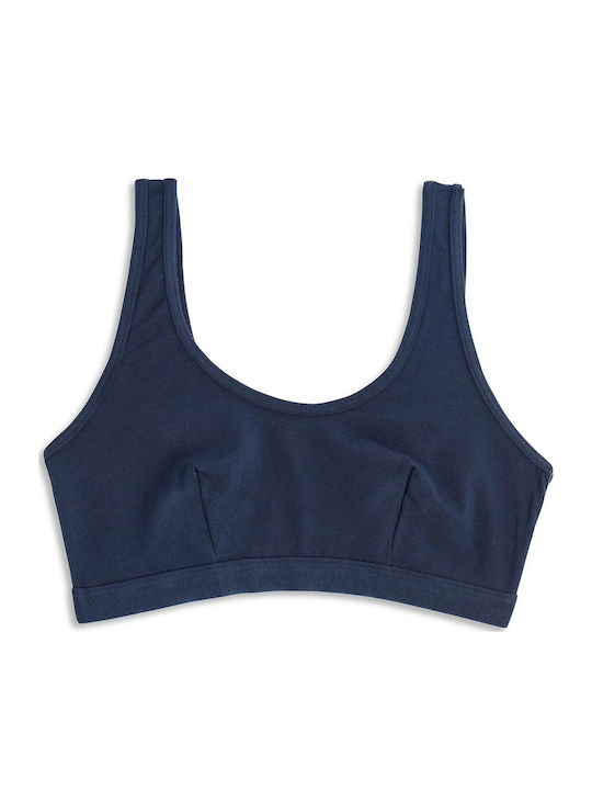 Women's Bra without Padding Navy Blue