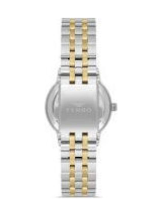 Ferro Uhr Batterie mit Metallarmband