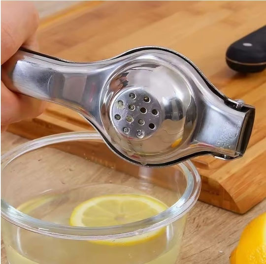Hand Press Orange / Lemon / Lime made of Stainless Steel in Silver Color