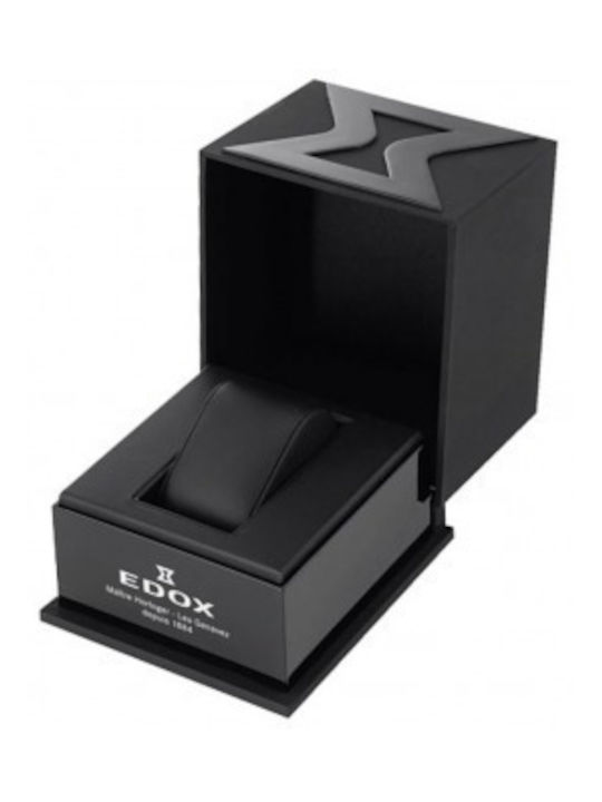 Edox Ρολόι Αυτόματο με Καουτσούκ Λουράκι Edox Ρολόι Αυτόματο με Καουτσούκ Λουράκι
