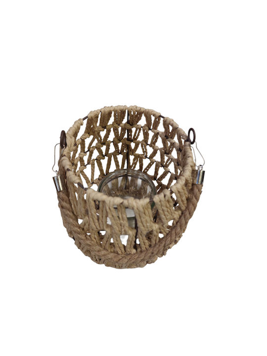 keleman Metallic Lantern Brown 20x20x20cm