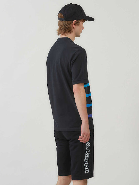 Feystripe Polo T-shirt Μαυρο