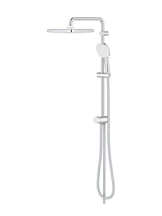 Grohe Στήλη Ντουζ με Μπαταρία Ασημί