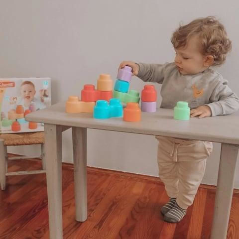 Quercetti Momy Soft Building Blocks for 6+ Months 24 Pieces