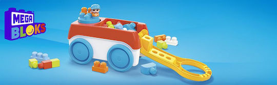 Mega Bloks Конструктори Spinning Wagon за 1+ Години 20 Бройки