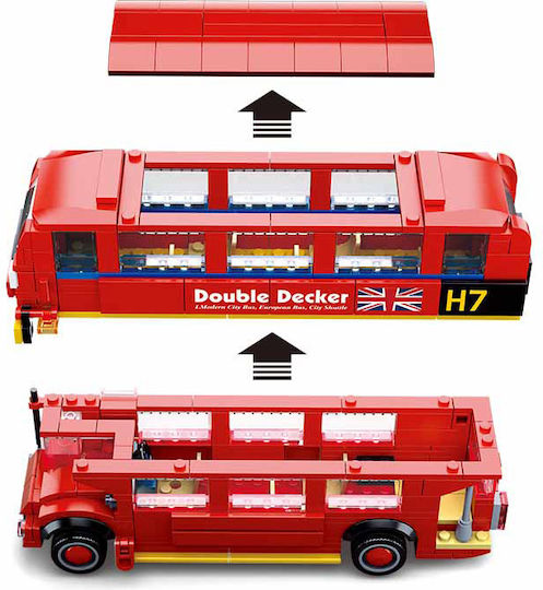 Sluban Τουβλάκια London Double Decker Bus για 3+ Ετών 382τμχ
