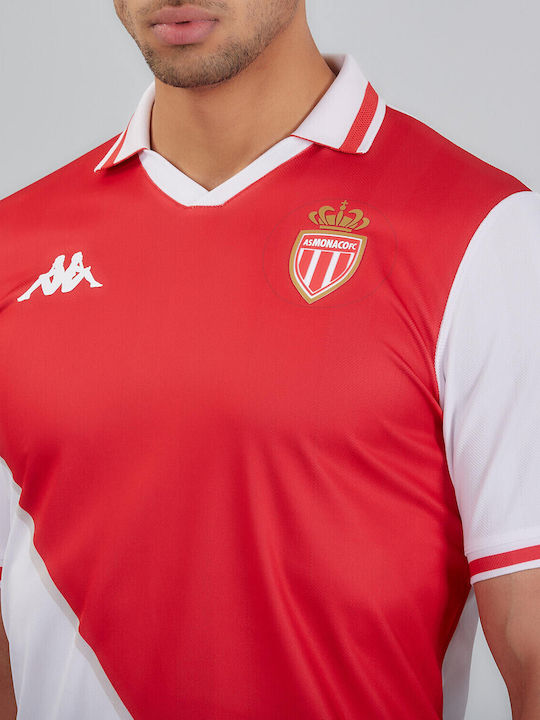 Kappa Kombat Active Home Jersey for Monaco Fc 2025 Red