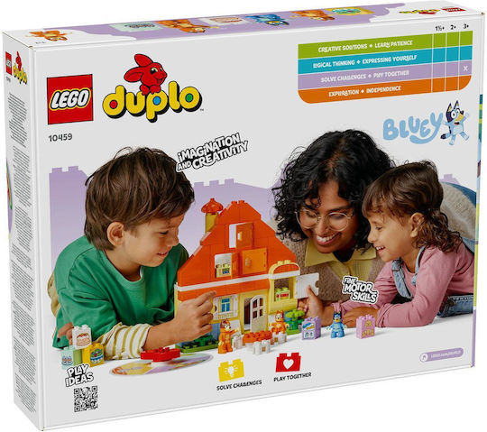 LEGO Duplo Bluey's Family House With Memory Game for 3+ Years 83 Pieces