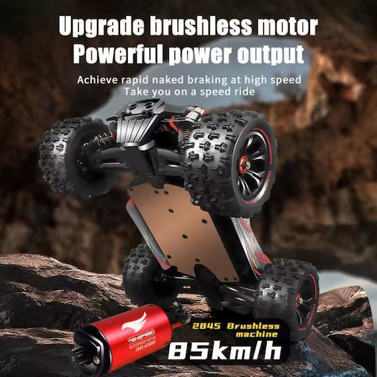 Profindustry Teleghidat Mașină 4WD Roșu