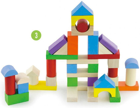 New Classic Toys Cuburi De Construit Colorate Pentru 1.5+ Ani 100 Bucăți