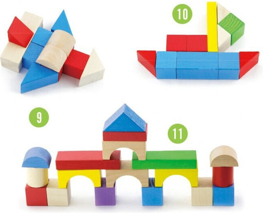 New Classic Toys Cuburi De Construit Colorate Pentru 1.5+ Ani 100 Bucăți