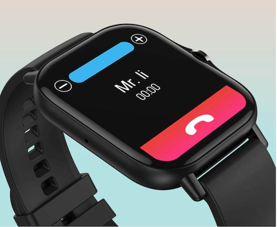 Idealstore Smartwatch Men Sport Collection 1.78 Inch Touch Screen Smart Hd Fitness Display Android Ios Bluetooth V4.0 Ip67 Heart Rate Monitoring Sleep Tracking Steps Ekg Alarm Barometer Blood Pressure Music Weather Calls Multi Sport