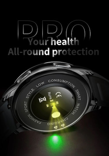 Oppos Smartwatch Idealstore 1.32 Inch Hd Screen Call Text App Notifications Water Resistant Heart Rate Monitor Sleep Menstrual Cycle Tracker Body Temperature Multi-sport Compatible Ios Android Gold