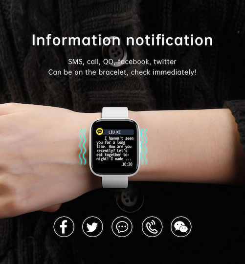 Times Collection Smartwatch Idealstore 1.55 Inch Touch Screen Bluetooth Call Answering Message Social Media Notifications Sleep Monitoring Blood Pressure Multi-sport Android-iOS Black Edition Includes 2 Bands