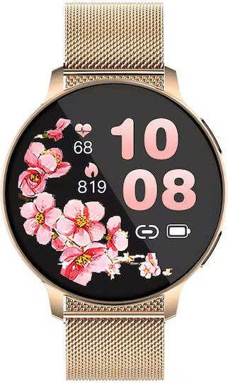 Visionstyle Smartwatch Idealstore Full Touch Screen 1.39 Inch Android Ios Bluetooth Speaker-microphone Calls Messages Music-photo Control Sleep Monitoring Heart Rate Blood Pressure Spo2 Pedometer Fitness Tracker Ip67 Notifications