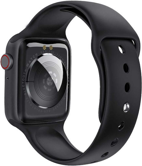 Smartwatch Pro F26 Edition Idealstore Touch Screen 1.75 Inch HD Display Monitors Heart Rate Blood Pressure Distance Sleep Calories Burned IP68 Pedometer Colour Black