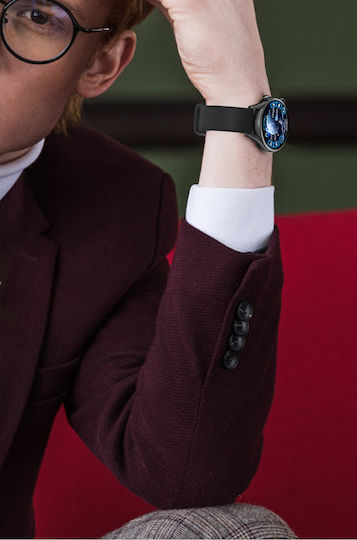 Smartwatch Tirana Fashion Idealstore Ecran Tactil Complet IPS Monitorizare Ritm Cardiac Monitorizare Tensiune Arterială Monitorizare Saturație Oxigen Somn Vreme Multi-sport Notificări Apeluri SMS Social Media IP67 Baterie de Lungă Durată Ediție Neagră