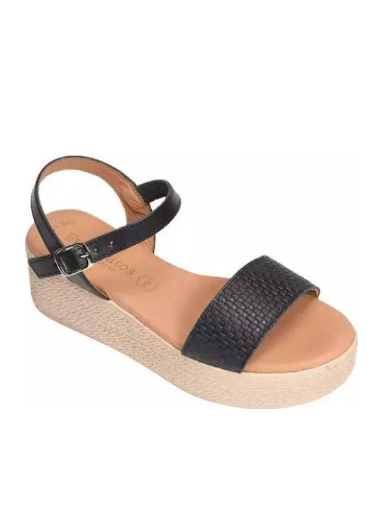 Γυναικεία Σανδάλια Flatforms Μαύρα
