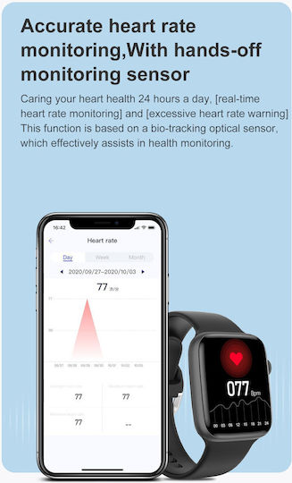 Luxury Smartwatch Idealstore 1.8 Inch Touch Screen Call Answering Built-in Speaker Microphone Message Notifications Whatsapp Instagram Facebook Ip 68 Water Resistant Multi-sport Function Black