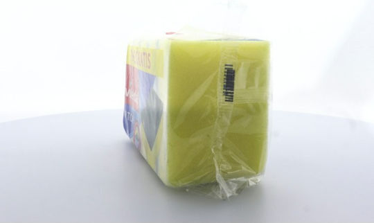 Vileda Tip Top Set Dish Sponges Yellow 5 Pieces