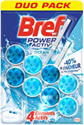 Bref Power Active Block Λεκάνης με Άρωμα Ocean 2x50gr