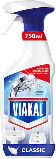Viakal Classic Καθαριστικό Spray Κατά των Αλάτων 750ml