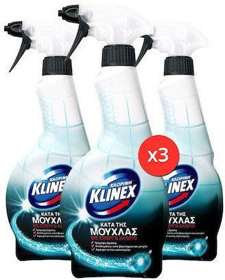 Klinex Καθαριστικό Spray Κατά της Μούχλας 3x500ml