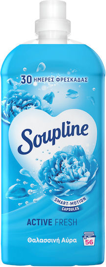 Soupline Μαλακτικό Active Fresh Συμπυκνωμένο 56 Μεζούρες