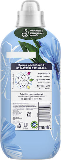 Cajoline Condensed Fabric Softener Blue Fresh Blue Fresh 52 Measuring Cups