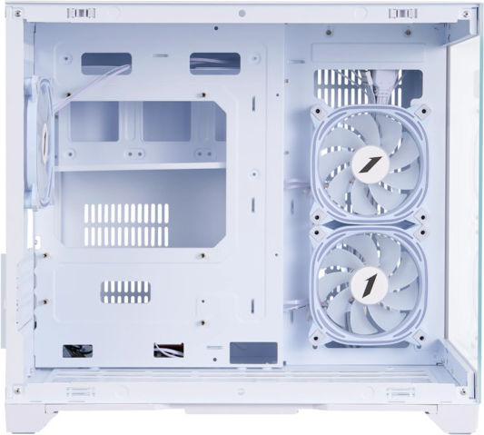 1STPLAYER MV6-TP Gaming Mini Tower Κουτί Υπολογιστή με Πλαϊνό Παράθυρο και ARGB Φωτισμό Λευκό