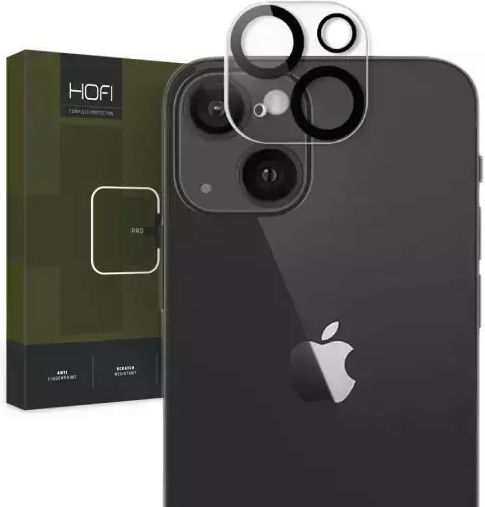 Hofi Cam PRO+ Camera Protection Metal Frame Transparent / Black for the iPhone 14 / 14 Plus