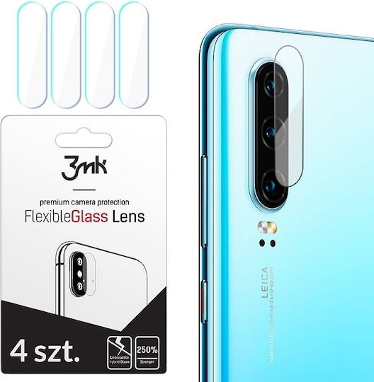 3MK Flexible Glass 4-Pack Προστασία Κάμερας Tempered Glass Διάφανο για το iPhone XS