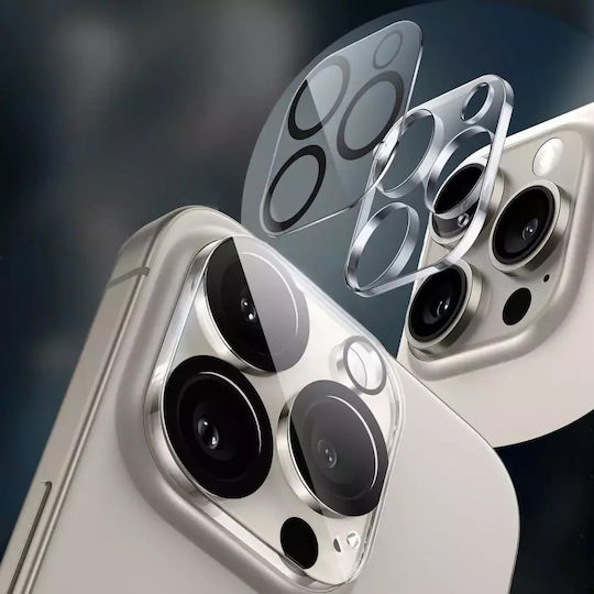 Tech-Protect Fit+ Kameraschutz Gehärtetes Glas Transparent für das iPhone 16, iPhone 16 Plus