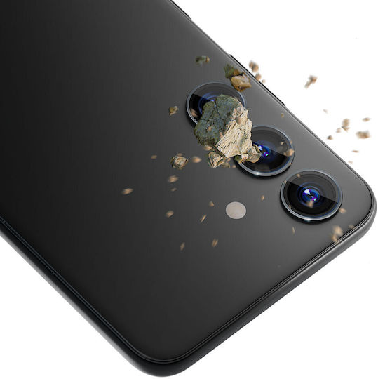 3MK Lens Pro Camera Protection Tempered Glass Black for the Galaxy A54