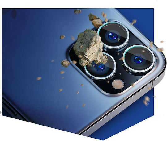 3MK Lens Protection Pro Προστασία Κάμερας Tempered Glass Ασημί για το iPhone 13 Pro / 13 Pro Max