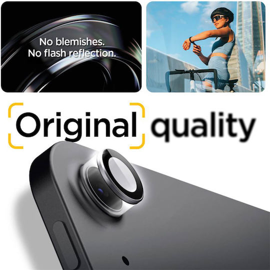 Αντιχαρακτικό Γυαλί Προστασίας Apple Ipad Air 13 2024 Air 6 2024 11 Spigen Glas.tr Ez Fit Optik Pro Camera Lens Protector Φακό Κάμερας 2 Τεμάχια Space Gray Agl07801 Agl07801
